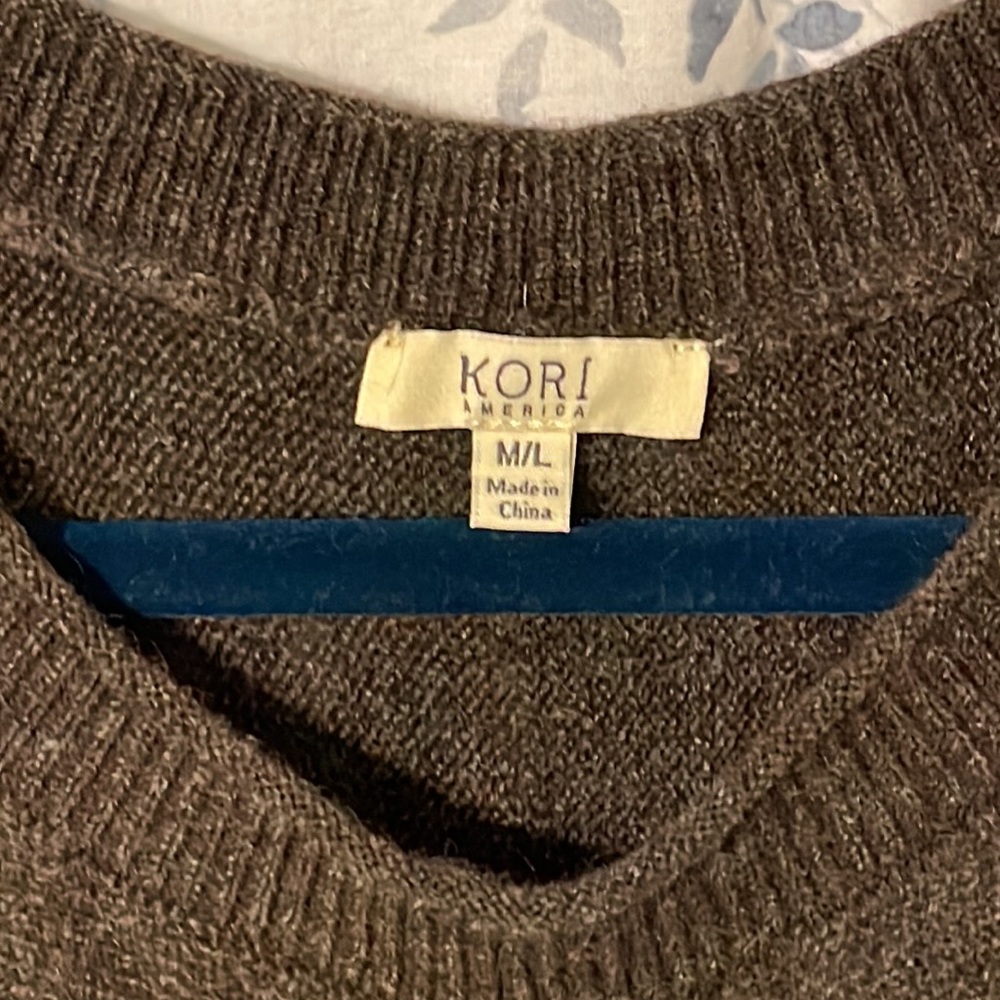 KORI Poncho Sweater Size M/L EUC - Picture 3 of 5